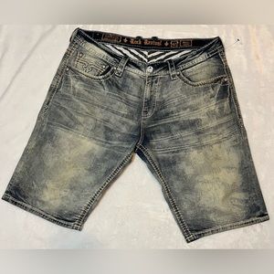 Rock Revival Men’s Denim Shorts 42